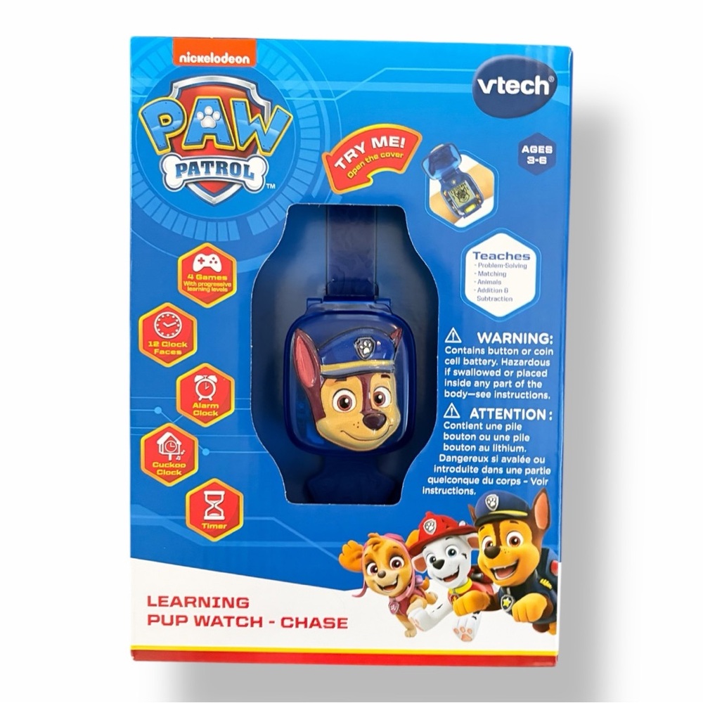 VTech PAW Patrol Chase Learning Watch - Blue